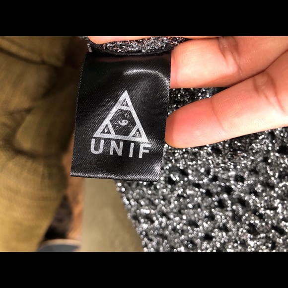 UNIF Glam Sheer See Through Sweater Top Sz XS - Picture 14 of 16